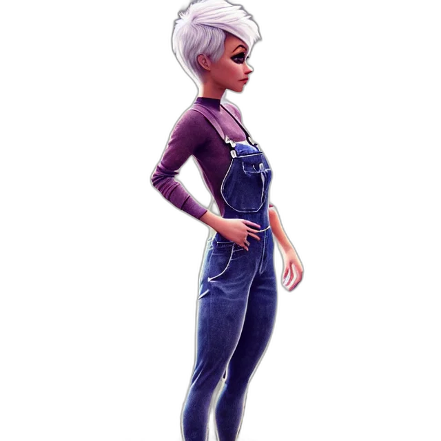 dress, staff, jacket, robot transparent PNG cut-out