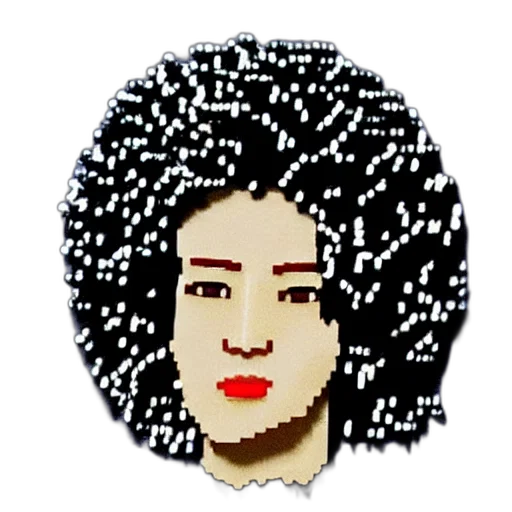 hair, face, jewelry, staff transparent PNG cut-out