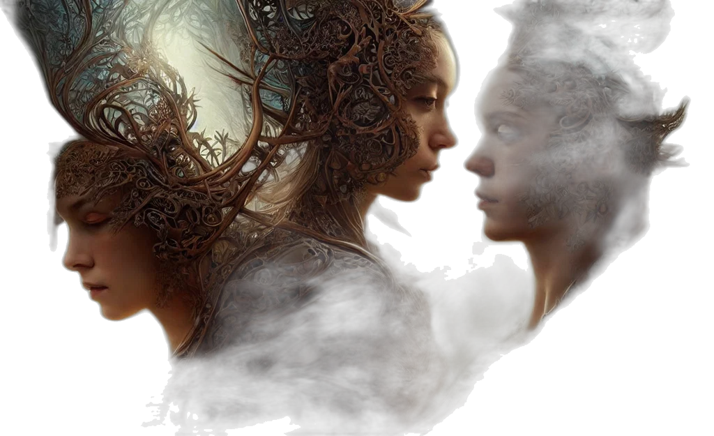 fantasy art, photorealistic, concept art, 3d render transparent PNG cut-out