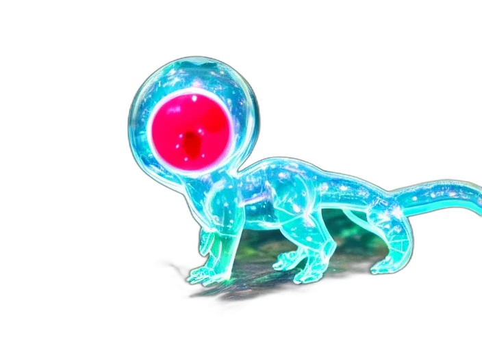 creature, dragon, animal, robot transparent PNG cut-out
