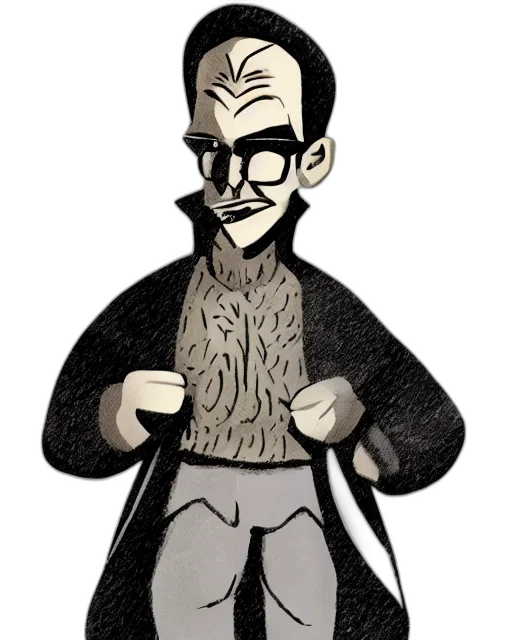 jacket, staff, mask, animal transparent PNG cut-out