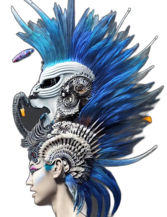 mask, jewelry, staff, face transparent PNG cut-out