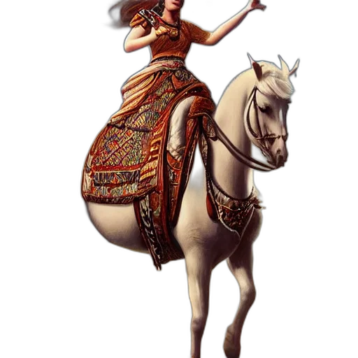 dress, staff, jewelry, dragon transparent PNG cut-out