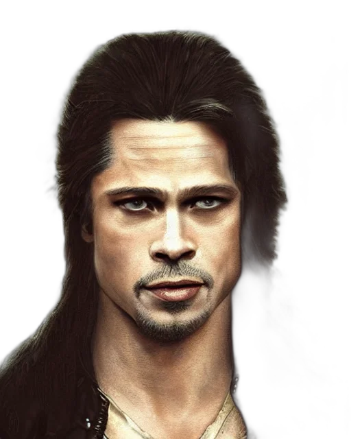 hair, face, animal, photorealistic transparent PNG cut-out