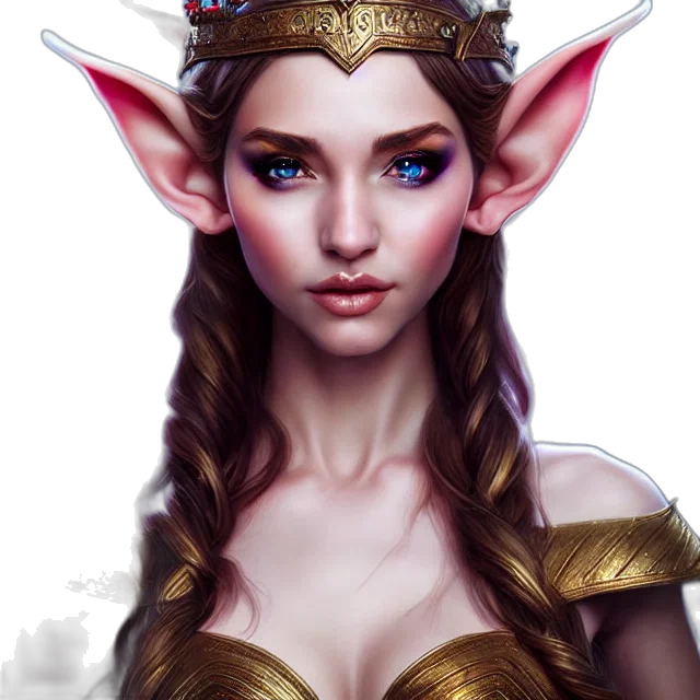 crown, fantasy art, concept art, photorealistic transparent PNG cut-out