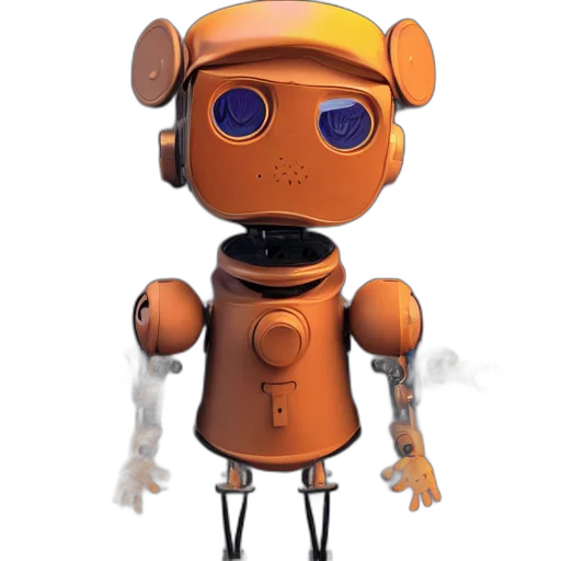 robot, staff, creature, animal transparent PNG cut-out