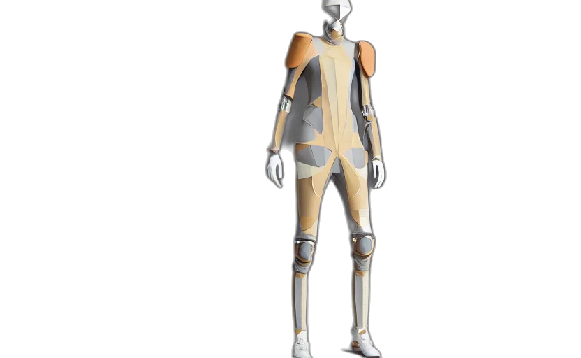 robot, jacket, staff, dress transparent PNG cut-out