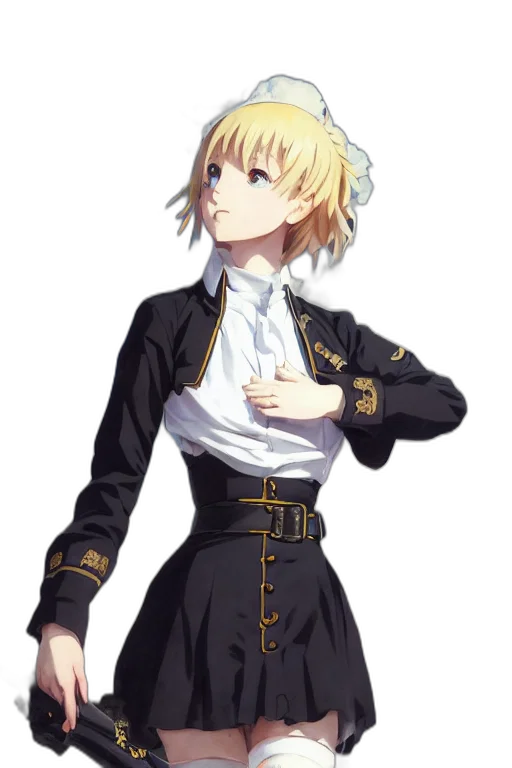 staff, dress, jacket, sword transparent PNG cut-out