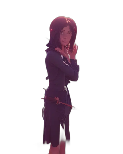 staff, jacket, concept art, 3d render transparent PNG cut-out