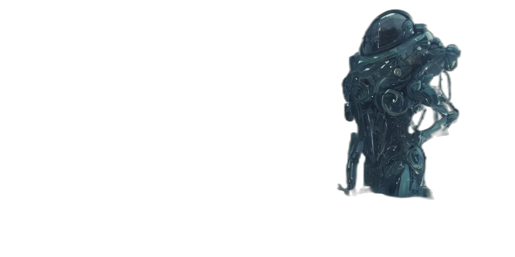 robot, creature, mask, dress transparent PNG cut-out