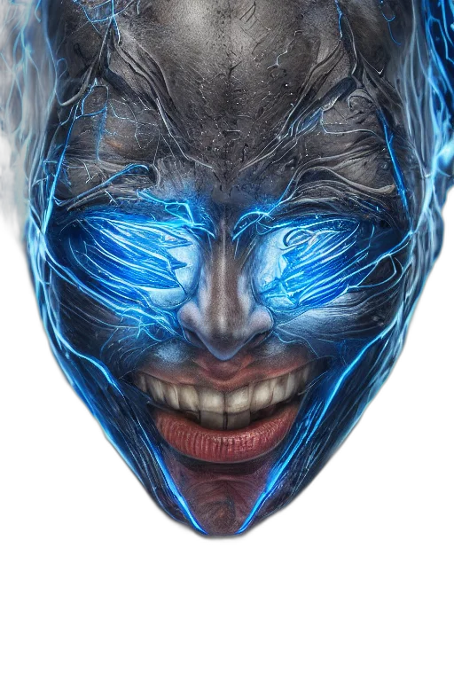 mask, face, creature, robot transparent PNG cut-out