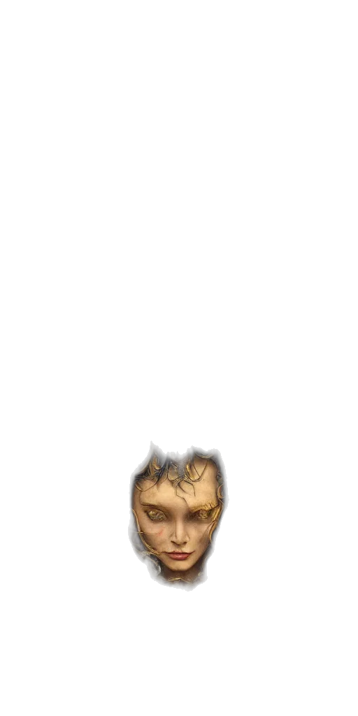 mask, face, crown, creature transparent PNG cut-out