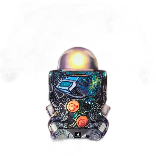 jewelry, robot, mask, staff transparent PNG cut-out