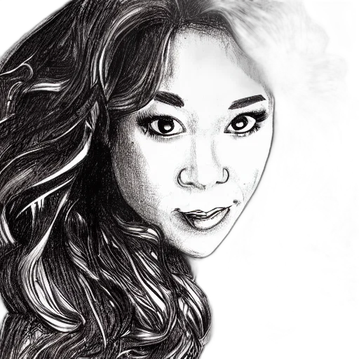 face, photorealistic, pencil sketch, cartoon transparent PNG cut-out