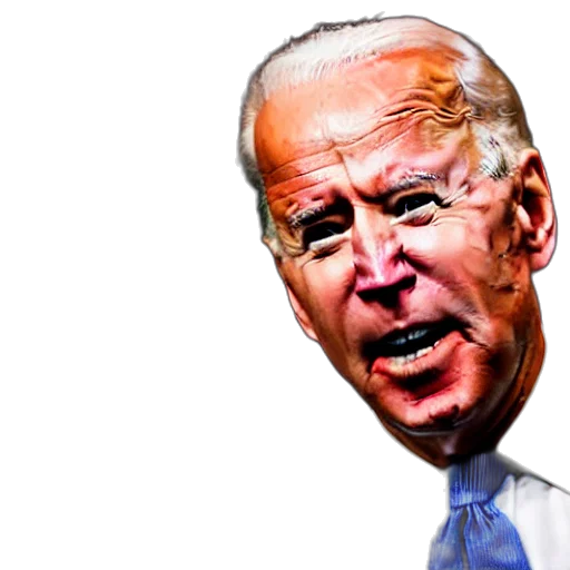 mask, creature, joe, biden transparent PNG cut-out