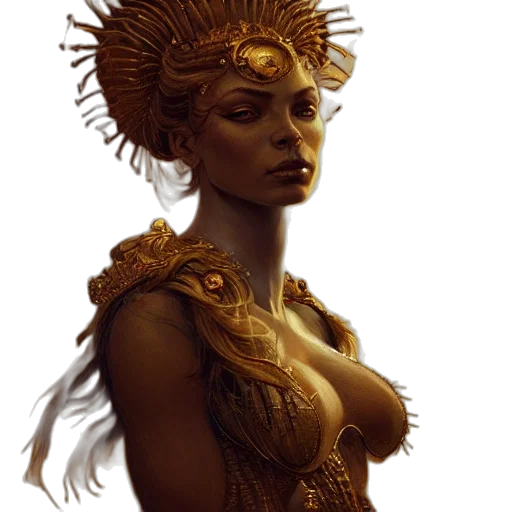 crown, jewelry, mask, staff transparent PNG cut-out