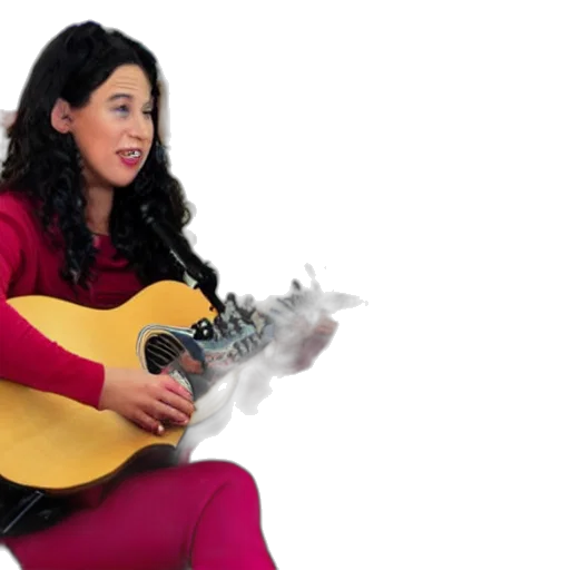 rachel, performing, song, audience transparent PNG cut-out