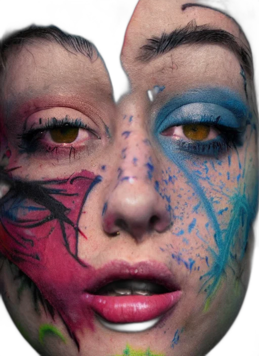 face, mask, creature, robot transparent PNG cut-out