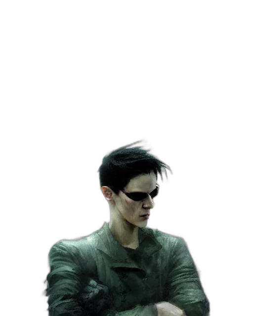 jacket, weapon, mask, creature transparent PNG cut-out