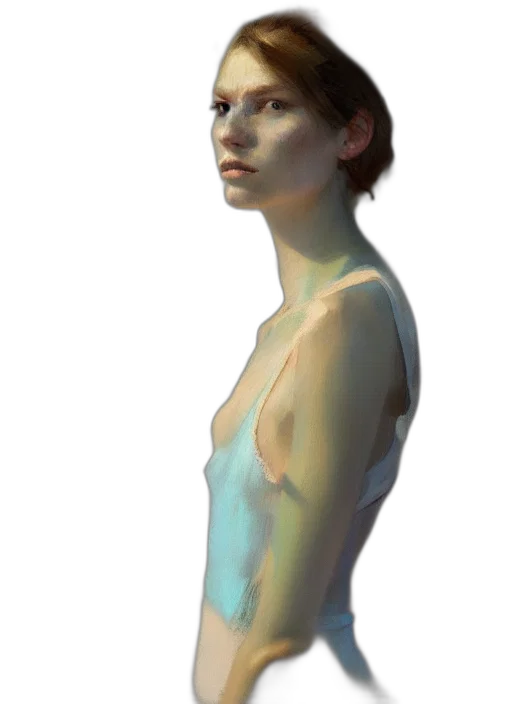 dress, face, staff, creature transparent PNG cut-out