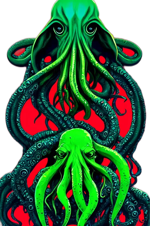 creature, animal, staff, crown transparent PNG cut-out