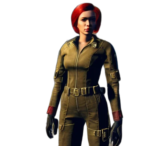 jacket, staff, concept art, 3d render transparent PNG cut-out