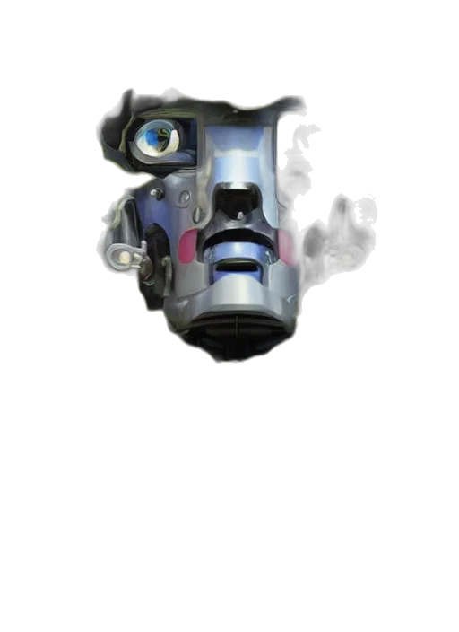 mask, robot, face, staff transparent PNG cut-out