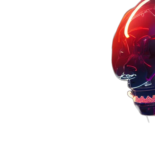 mask, robot, crown, face transparent PNG cut-out