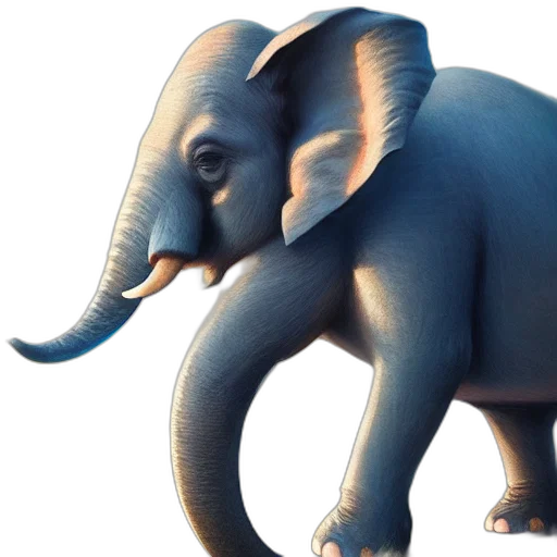 animal, creature, 3d render, concept art transparent PNG cut-out