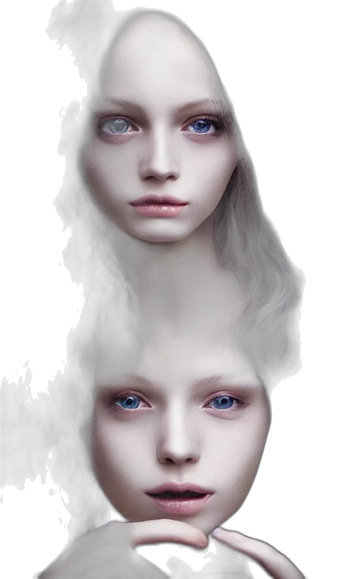 face, mask, creature, crown transparent PNG cut-out