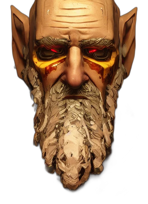 face, mask, fantasy art, concept art transparent PNG cut-out