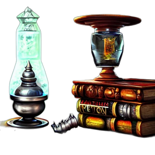 jewelry, furniture, concept art, fantasy art transparent PNG cut-out