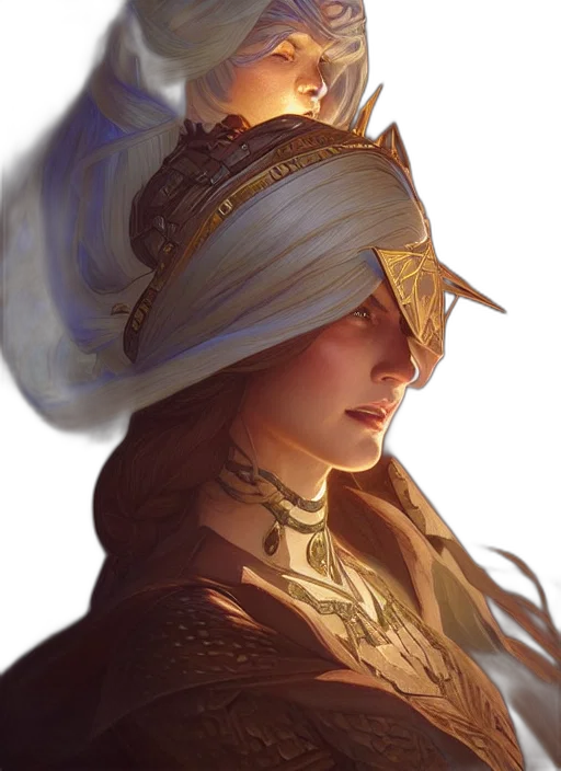 hat, crown, face, jewelry transparent PNG cut-out