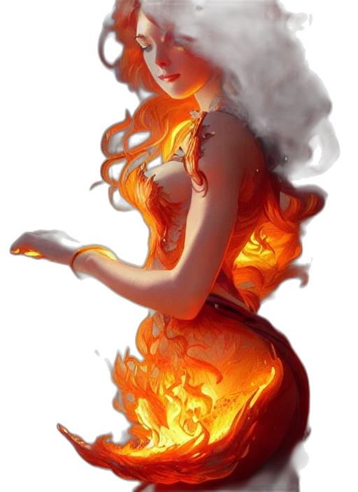 dress, fantasy art, concept art, comic book art transparent PNG cut-out