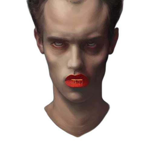 face, mask, creature, staff transparent PNG cut-out