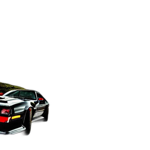 car, weapon, 3d render, pixel art transparent PNG cut-out