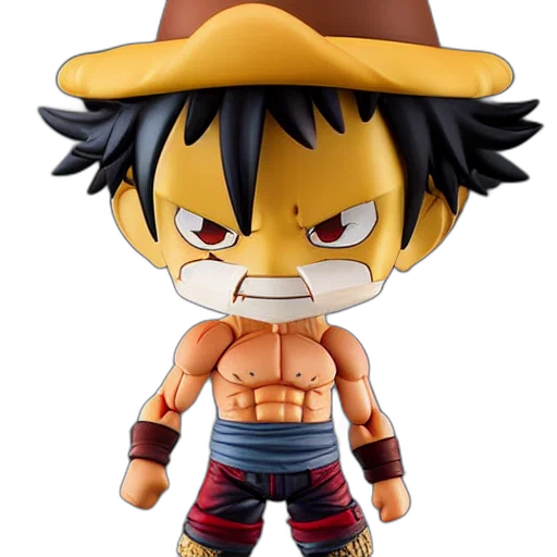 nendoroid, luffy, gear, fourth transparent PNG cut-out