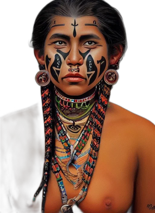 jewelry, mask, face, staff transparent PNG cut-out