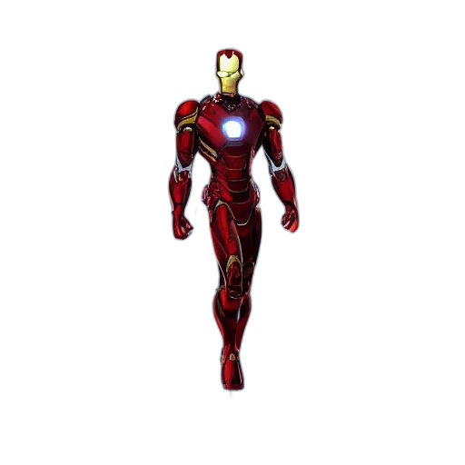 robot, staff, 3d render, concept art transparent PNG cut-out