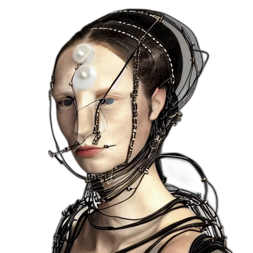 robot, mask, face, jewelry transparent PNG cut-out