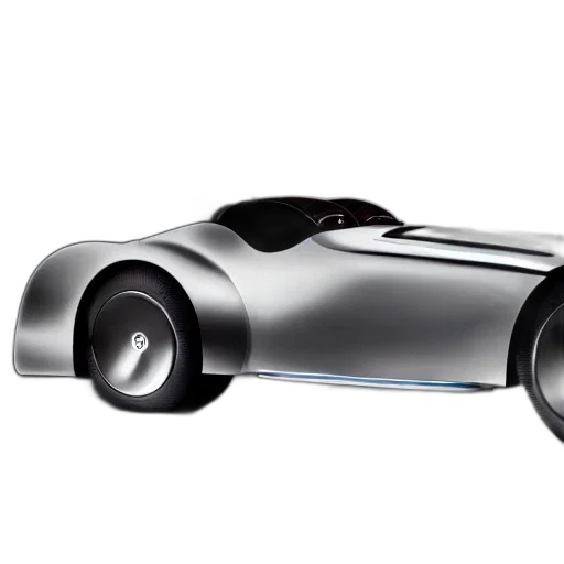 car, 3d render, concept art, photorealistic transparent PNG cut-out