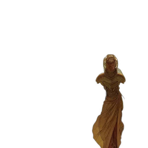 dress, staff, sword, weapon transparent PNG cut-out
