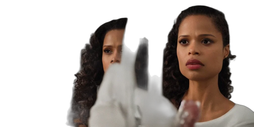 hair, face, outer space, underwater transparent PNG cut-out