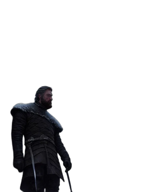 sword, weapon, staff, jacket transparent PNG cut-out