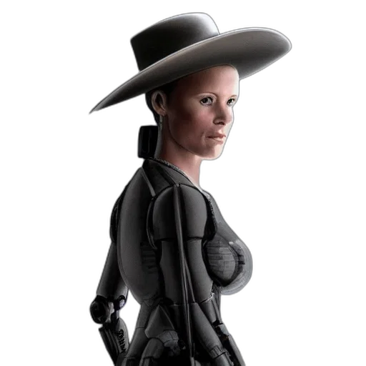 hat, robot, jacket, dress transparent PNG cut-out
