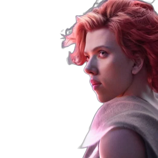 hair, face, concept art, comic book art transparent PNG cut-out