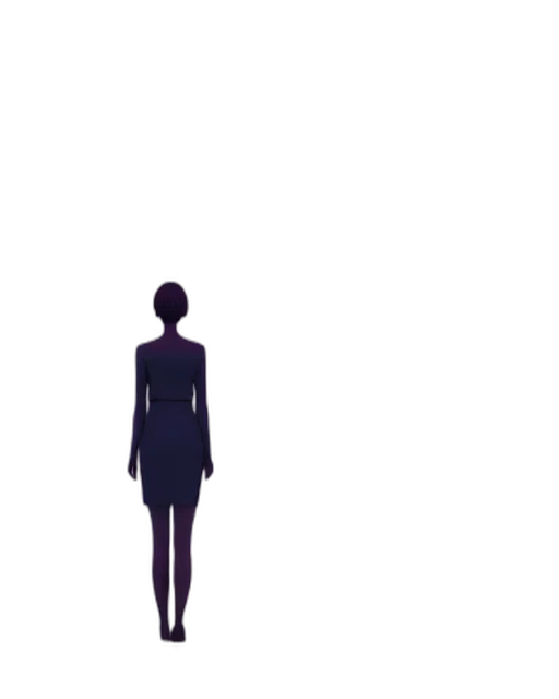 dress, robot, jacket, staff transparent PNG cut-out