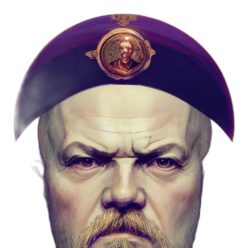 face, hat, staff, crown transparent PNG cut-out