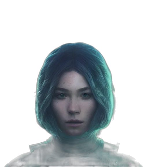 face, mask, robot, creature transparent PNG cut-out