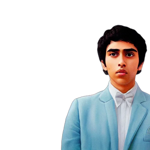 jacket, face, staff, photorealistic transparent PNG cut-out